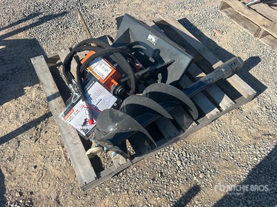 2026 Wolverine MAD-12-12D Mini Skid Steer Auger (Unused)