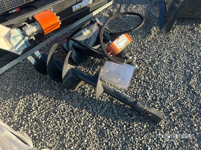 2026 Wolverine MAD-12-12D Mini Skid Steer Auger (Unused)