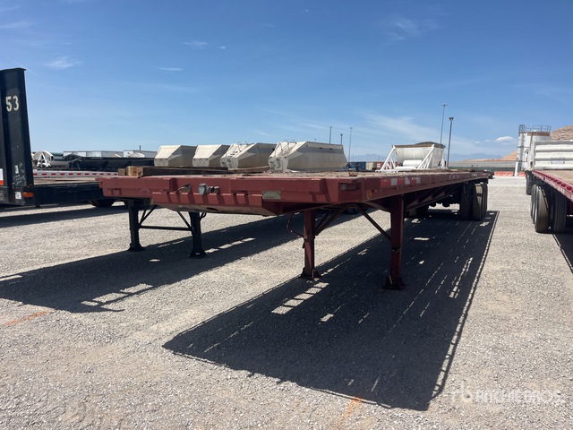 1989 Utility FS2CHE 48 ft T/A Flatbed Trailer