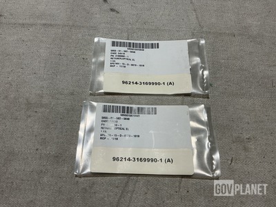 (2) Raytheon 3169990-1 Optical Element Retainers