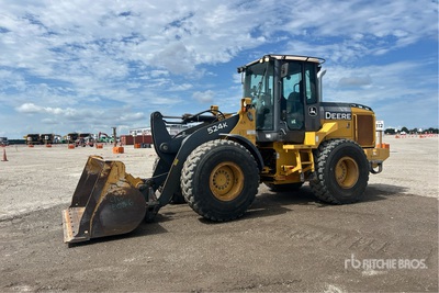 2015 John Deere 524K Pala gommata