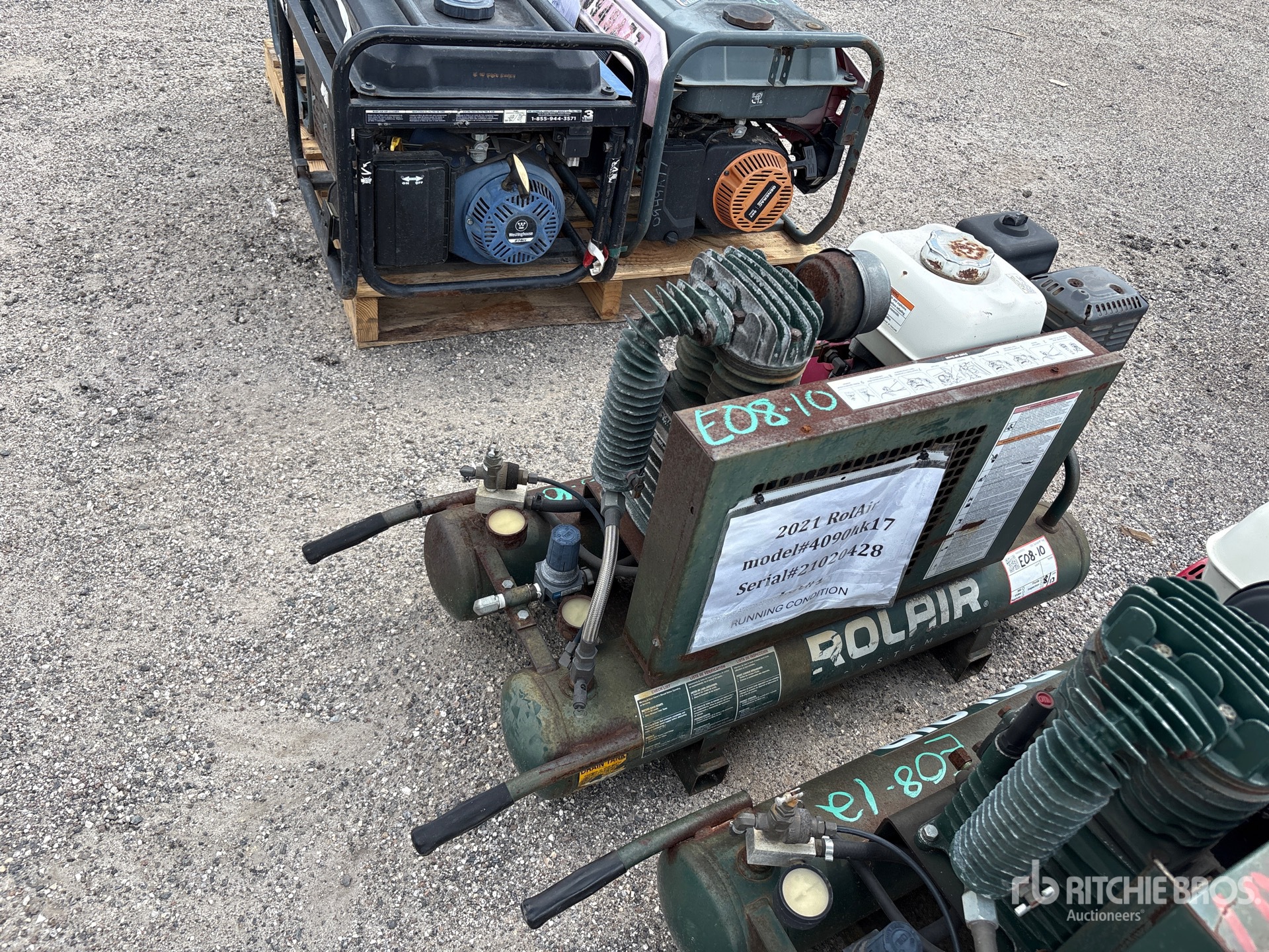 2021 Rolair 4090HK17 Skid-Mounted Compresseur à air