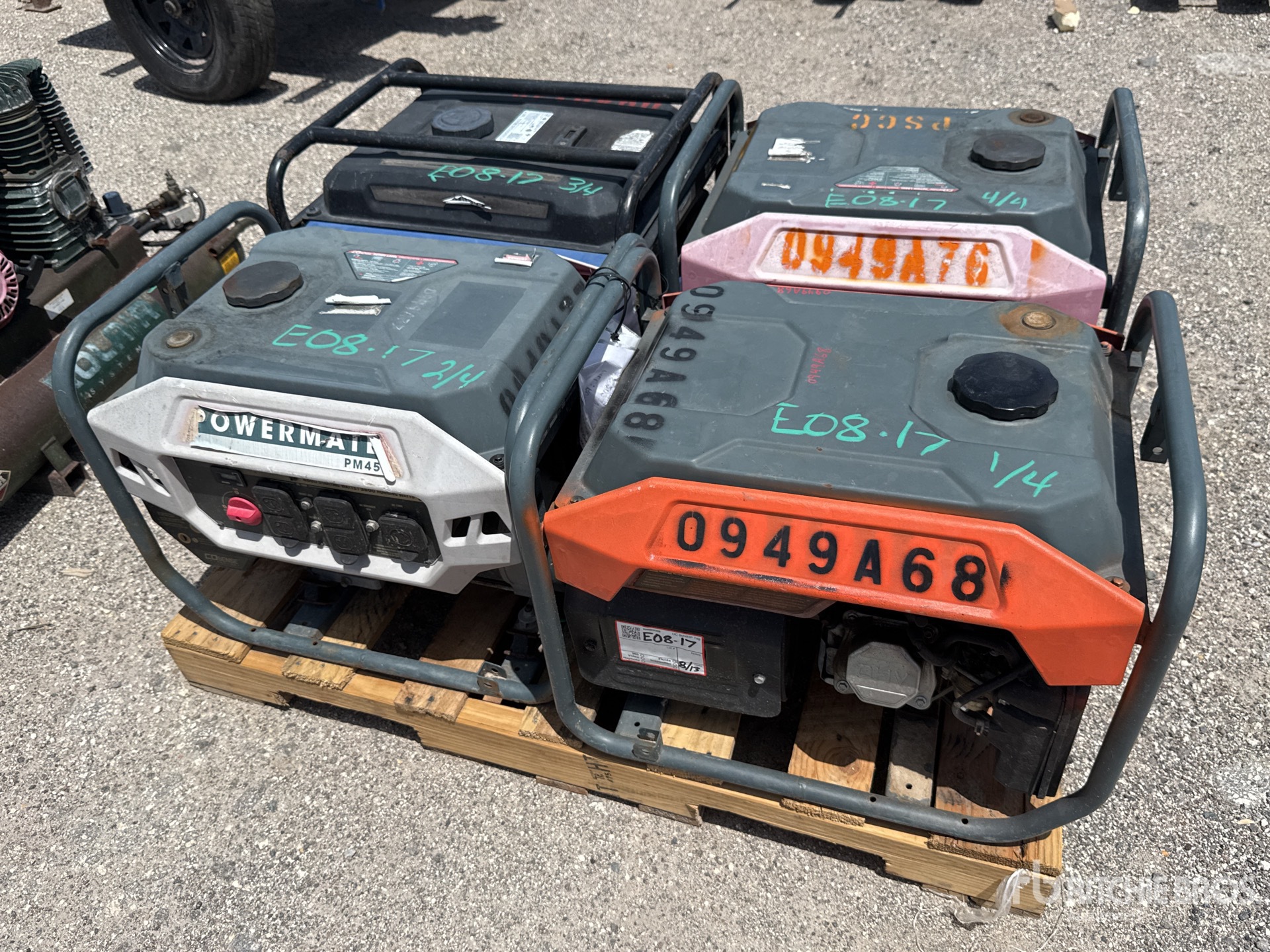 Quantity of (4) Generator Set