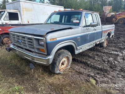 1986 Ford F-150 4x2 Extended Cab Pickup (Inoperable)