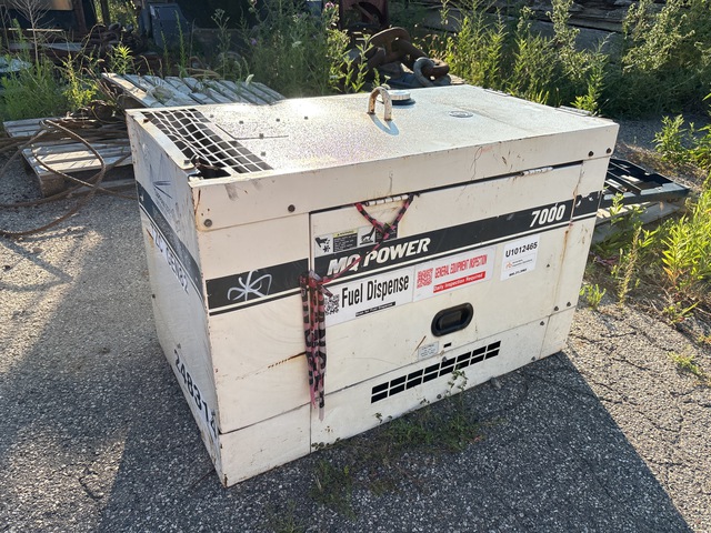 2020 Multiquip DA-7000SSA2 7.7 kW Skid-Mounted Generator Set (Inoperable)