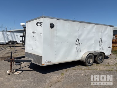 2023 Impact ISCAA7.0X16TE2FF 16 ft T/A Enclosed Trailer