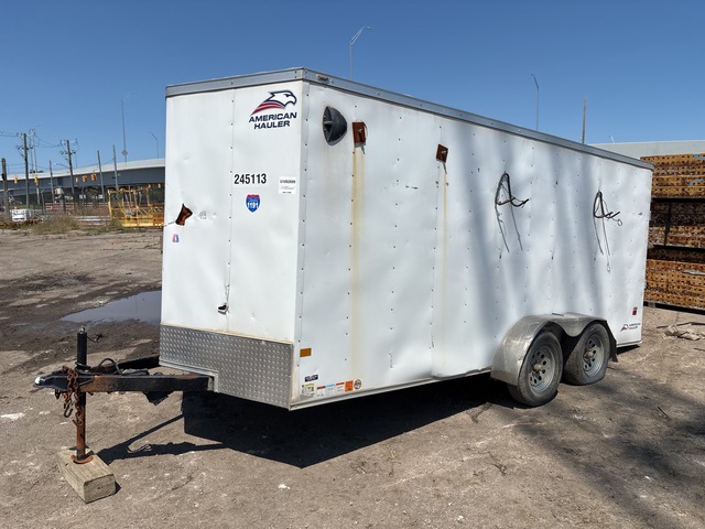 2022 American Hauler AR716TA2 16 ft T/A Enclosed Trailer