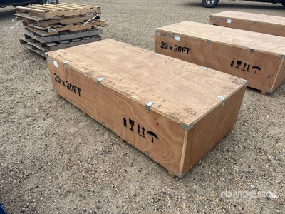 2026 SKLP SK-ZP20 20 ft x 30 ft All-Steel Enclosed カーポート (Unused)