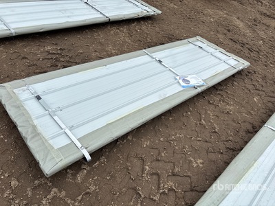 Quantity of (50) 2026 SKLP SK-XH50 3 ft x 10 ft Galvalume Steel Sheets Divers (Unused)