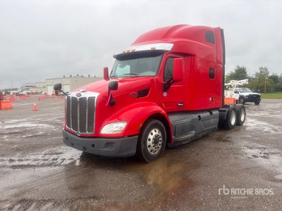2020 Peterbilt 579 6x4 Cabeza Tractora Cabina Dormitorio (Inoperable)