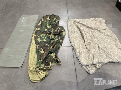 (12) Self-Inflating Sleeping Mats, (6) Bivy Covers & Assorted Items