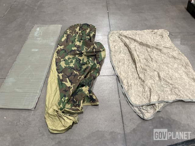 (12) Self-Inflating Sleeping Mats, (6) Bivy Covers & Assorted Items
