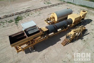 2012 CEI Nomad 6.5 Parallel Flow 130 TPH Portable Planta de asfalto