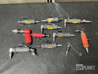 (10) Assorted Air Powered Tools