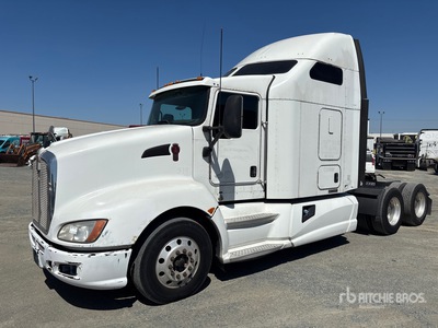 2012 Kenworth T660 6x4 T/A Sleeper Truck Tractor