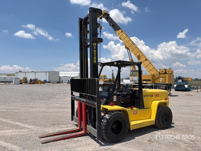 2002 Hyster H155XL 15500 lb Pneumatic Tire Montacargas / Forklift