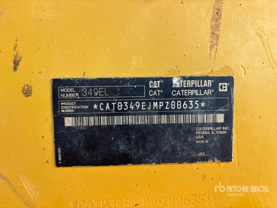 2013 Cat 349E L Rupsgraafmachine