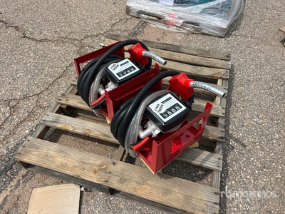 Quantity of (2) Metered 12 v Diesel Bomba de combustible portatil (Unused)