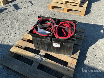 Quantity of (5) 25 ft 800 amp Booster Cables (Unused)