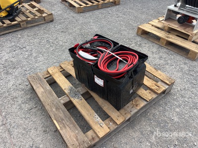 Quantity of (5) 25 ft 800 amp Booster Cables (Unused)