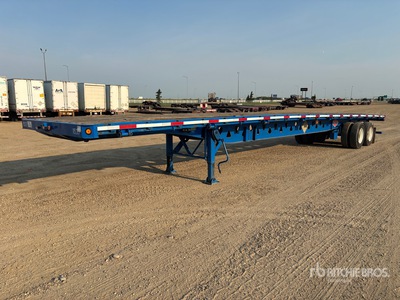 2001 Manac 48 ft T/A Flatbed Trailer