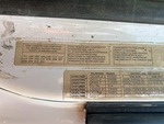 Aspect général with Étiquette de conformité aux normes fédérales pour véhicules à moteur