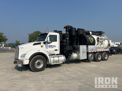 2021 Vactor HXX 12YD Hydro Excavator on 2021 Kenworth T880 8x4 ハイドロバキュームトラック