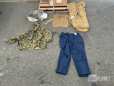 (14) Pairs of Uniform Trousers, (15) Wet Weather Ponchos & Assorted Items