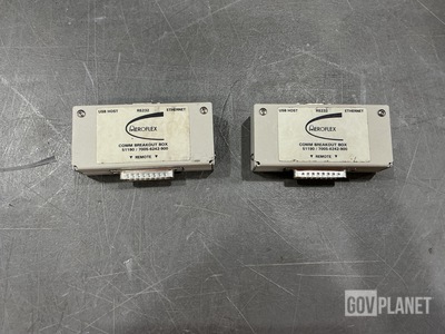 (2) Aeroflex 7005-6242-900 Comm Breakout Boxes