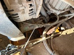 Engine with A/C Compressor