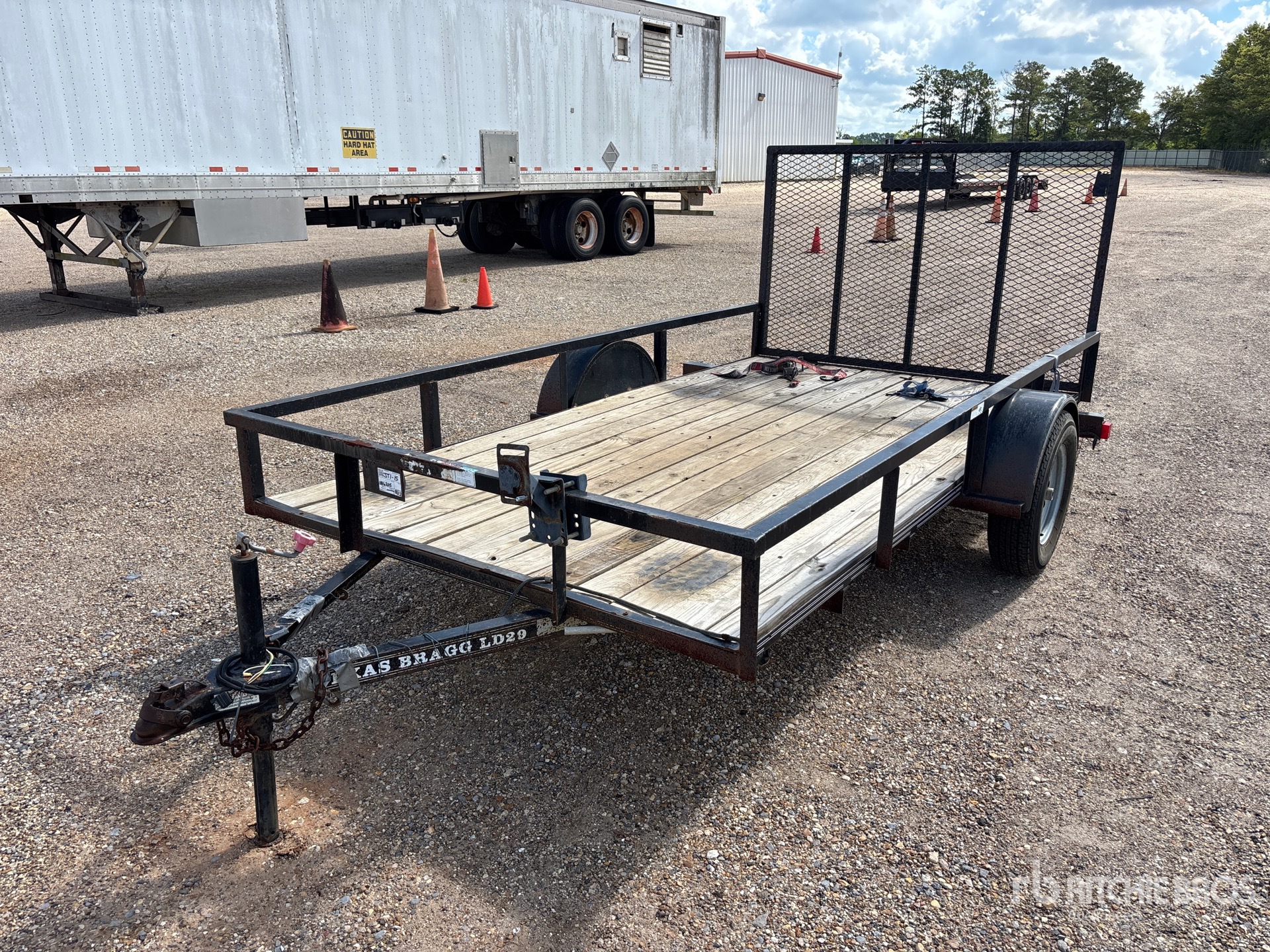 2018 Texas Bragg LD29 12 ft S/A Utility Trailer