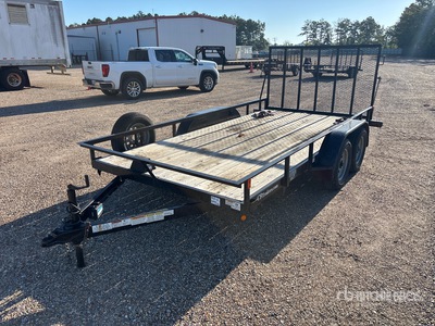 2023 C&B Quality Trailer Works DB4C14-6K RMP 14 ft T/A Utility Trailer