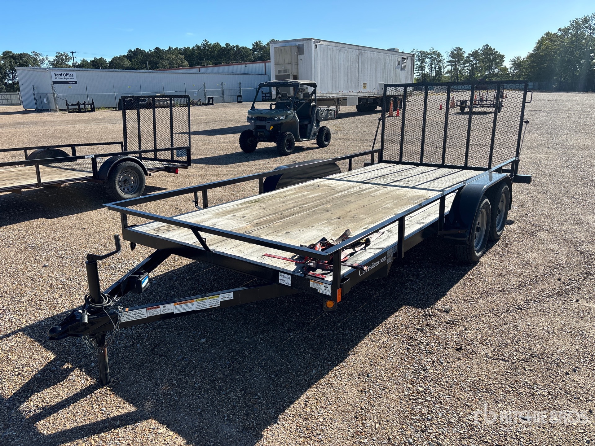 C&B Quality Trailer Works DB4C16-6K RMP 16 ft T/A Utility Trailer