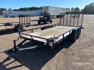 C&B Quality Trailer Works DB4C16-6K RMP 16 ft T/A Utility Trailer