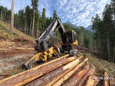 2015 Tigercat L870C Leveling Track Feller Buncher