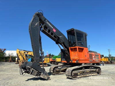 2018 Hitachi ZX370F-LL-6N Heel Boom Log Loader