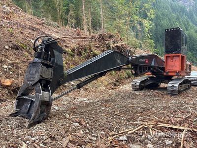 2018 Hitachi ZX370F-LL-6N Heel Boom Log Loader