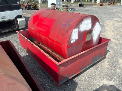 500 gal Skid Mounted Steel Réservoir de carburant