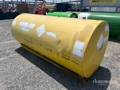 1000 gal Skid Mounted Steel Diesel Tanque de combustible