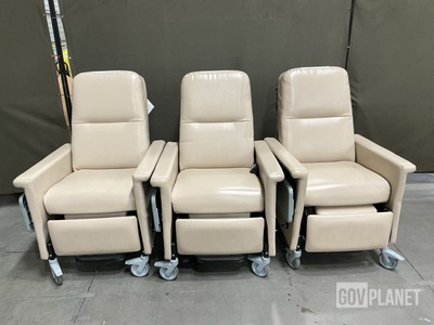 (3) Champion Recliner Chairs