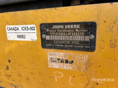 2018 John Deere 470G LC Escavatore cingolato