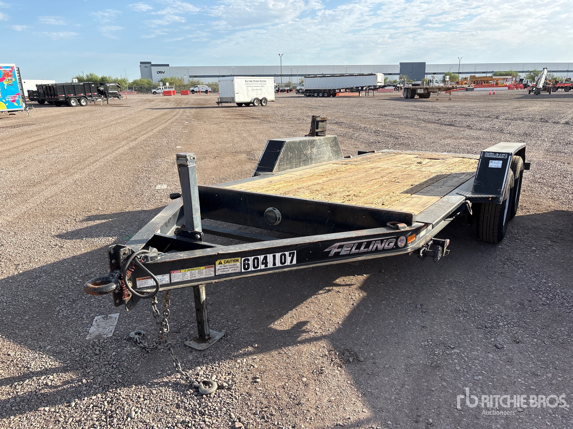 2019 Felling FT-10 14 ft T/A Tilt Deck Trailer