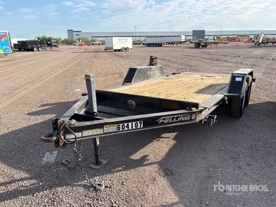 2019 Felling FT-10 14 ft T/A Tilt Deck Trailer
