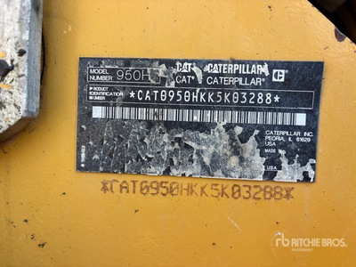 2011 Cat 950H Wheel Loader