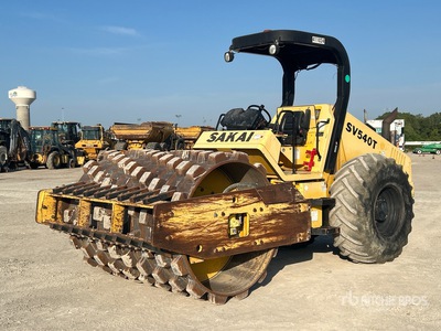 2014 Sakai SV540 Walzenzug mit Stampffußbandage