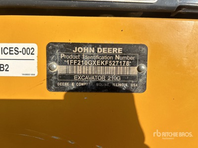 2019 John Deere 210GLC Tracked Excavator