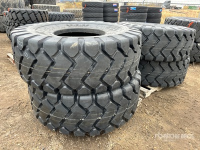 Quantity of (4) Bedrock E-3E 23.5x25 Tires (Unused)