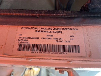 2007 International Paystar 5600 6x4 Beton-Fahrmischer