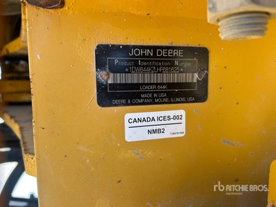 2017 John Deere 644K Pala cargadora