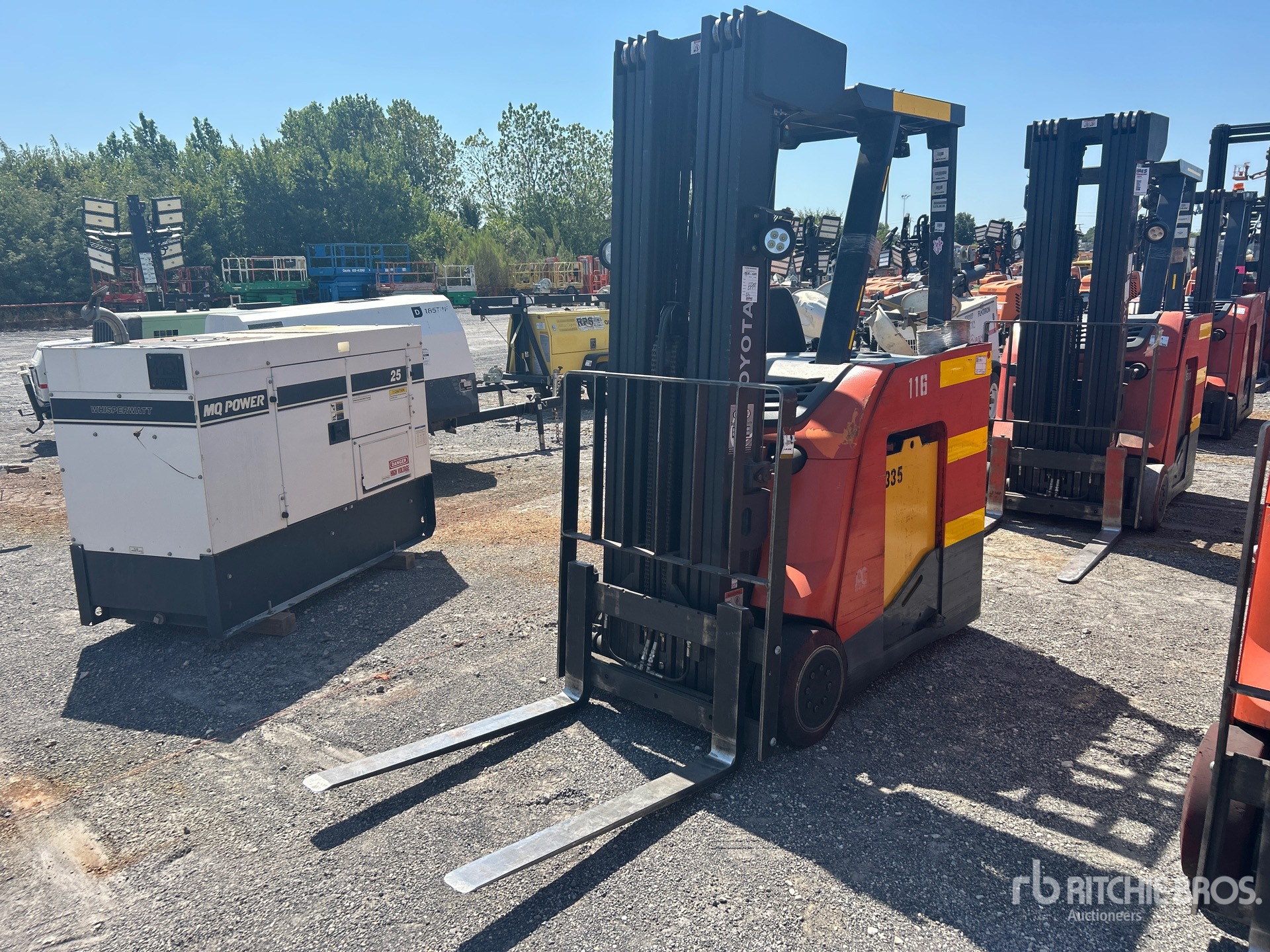 Toyota 8BNCU18 2000 lb Electric Forklift